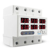 محافظ ولتاژ جریان سه فاز دیجیتال 63 آمپر