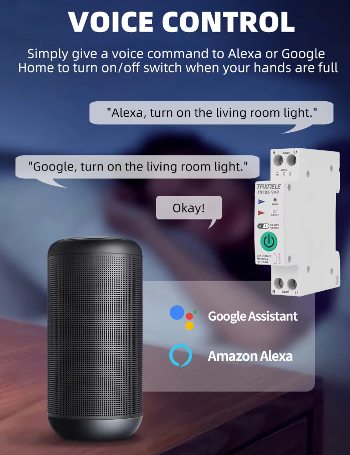 فیوز مینیاتوری هوشمند (محافظ ولتاژ و جریان نمایش مصرف انرژی)