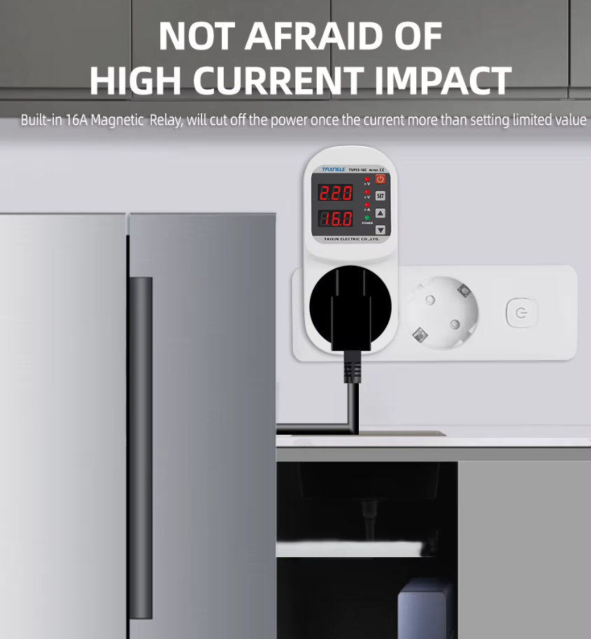 محافظ ولتاژ جریان پلاگین 16C تکسنل (پریزدار)