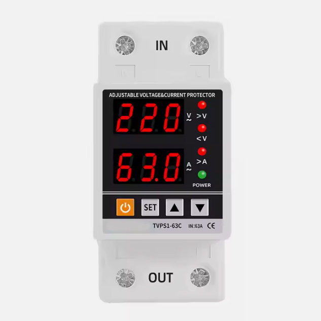 محافظ ولتاژ جریان تکفاز 63 آمپر