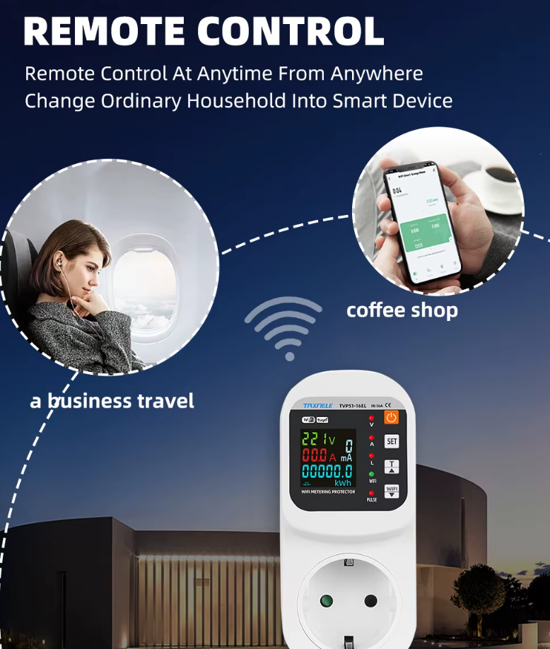 محافظ هوشمند WiFi مدل 16EL (Smart plug)