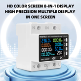 محافظ هوشمند تکفاز مدل Taxnele KWS-302WF – کنترل ولتاژ، جریان و دما