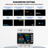 محافظ هوشمند تکفاز مدل Taxnele KWS-302WF – کنترل ولتاژ، جریان و دما