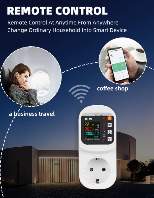 محافظ هوشمند WiFi مدل 16EL (Smart plug)