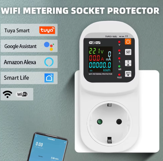 محافظ هوشمند WiFi مدل 16EL (Smart plug)