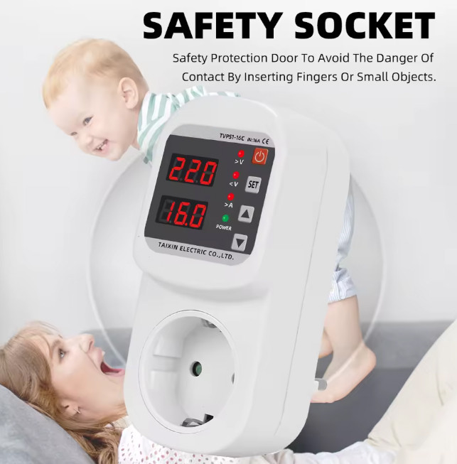 محافظ ولتاژ جریان 16 آمپر پلاگین مدل 16C